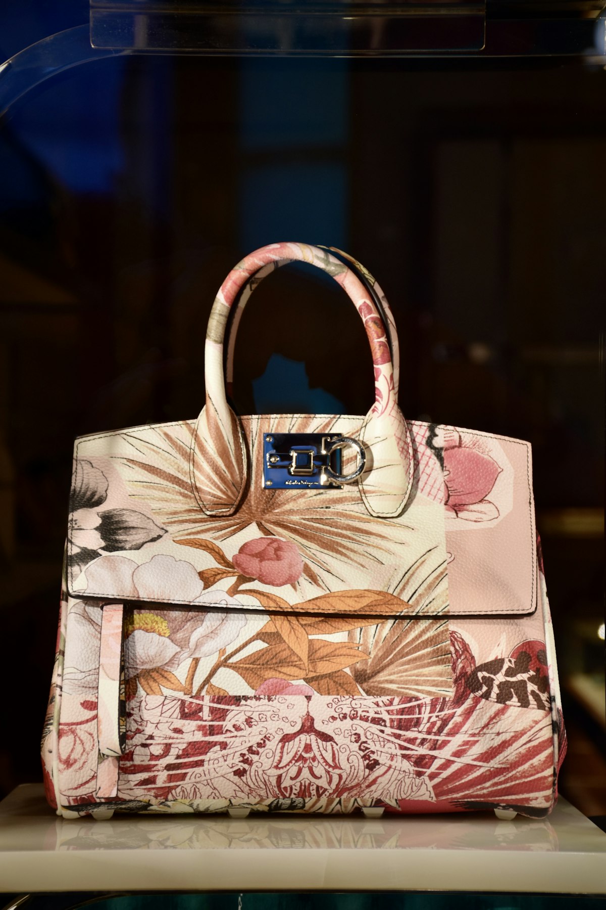 Ferragamo Studio bag with floral print