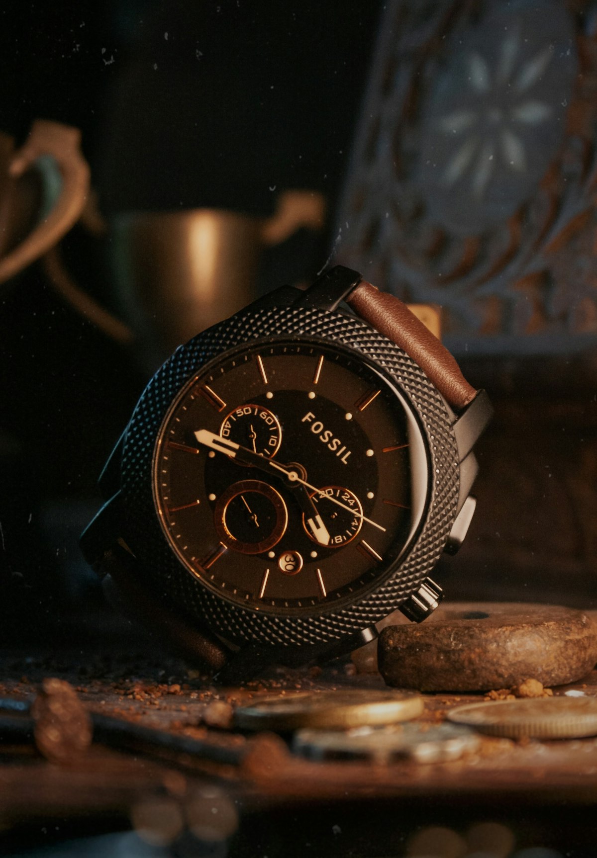 Fossil Machine chronograph watch